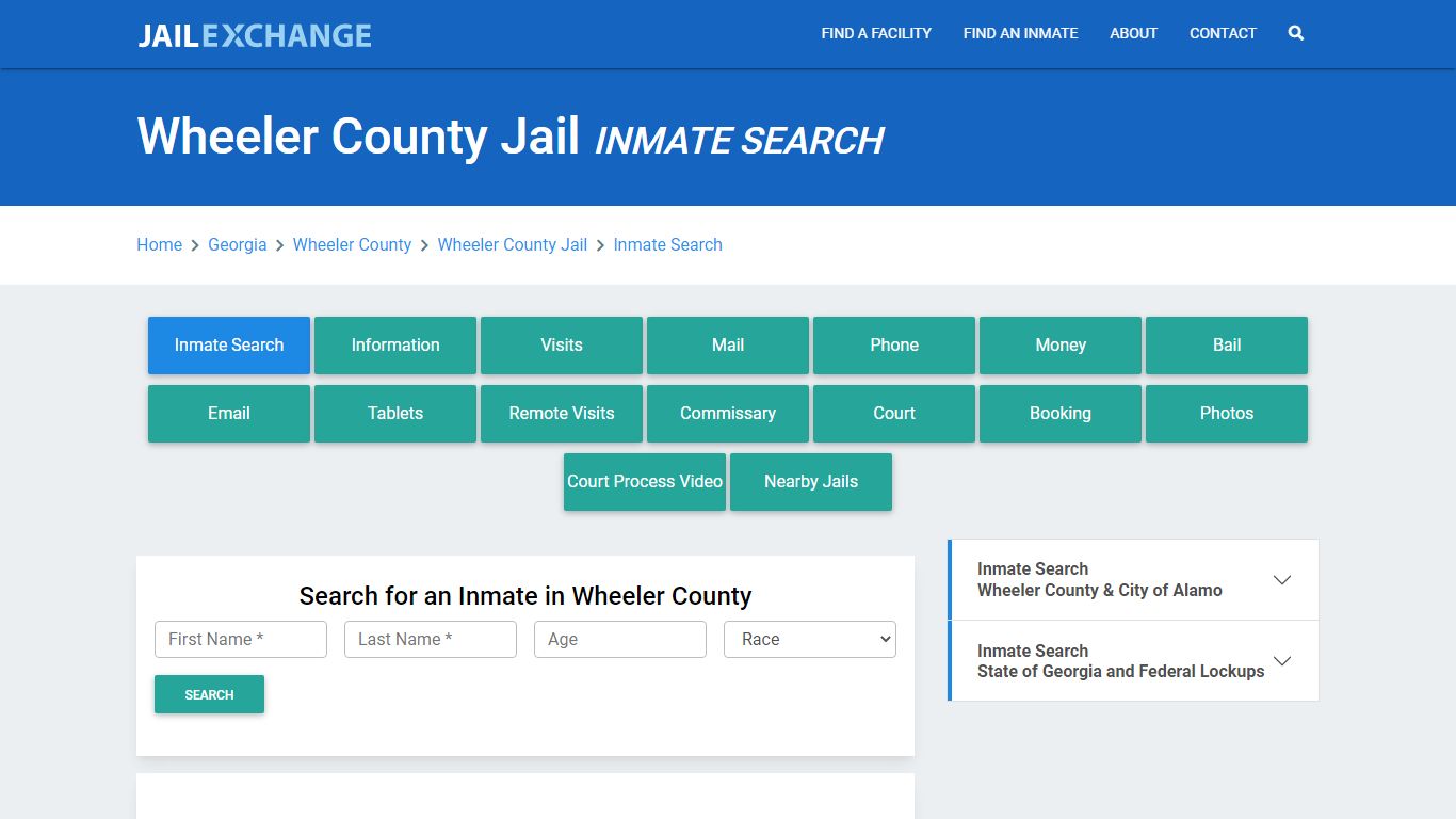 Wheeler County Jail, GA Inmate Search: Roster & Mugshots