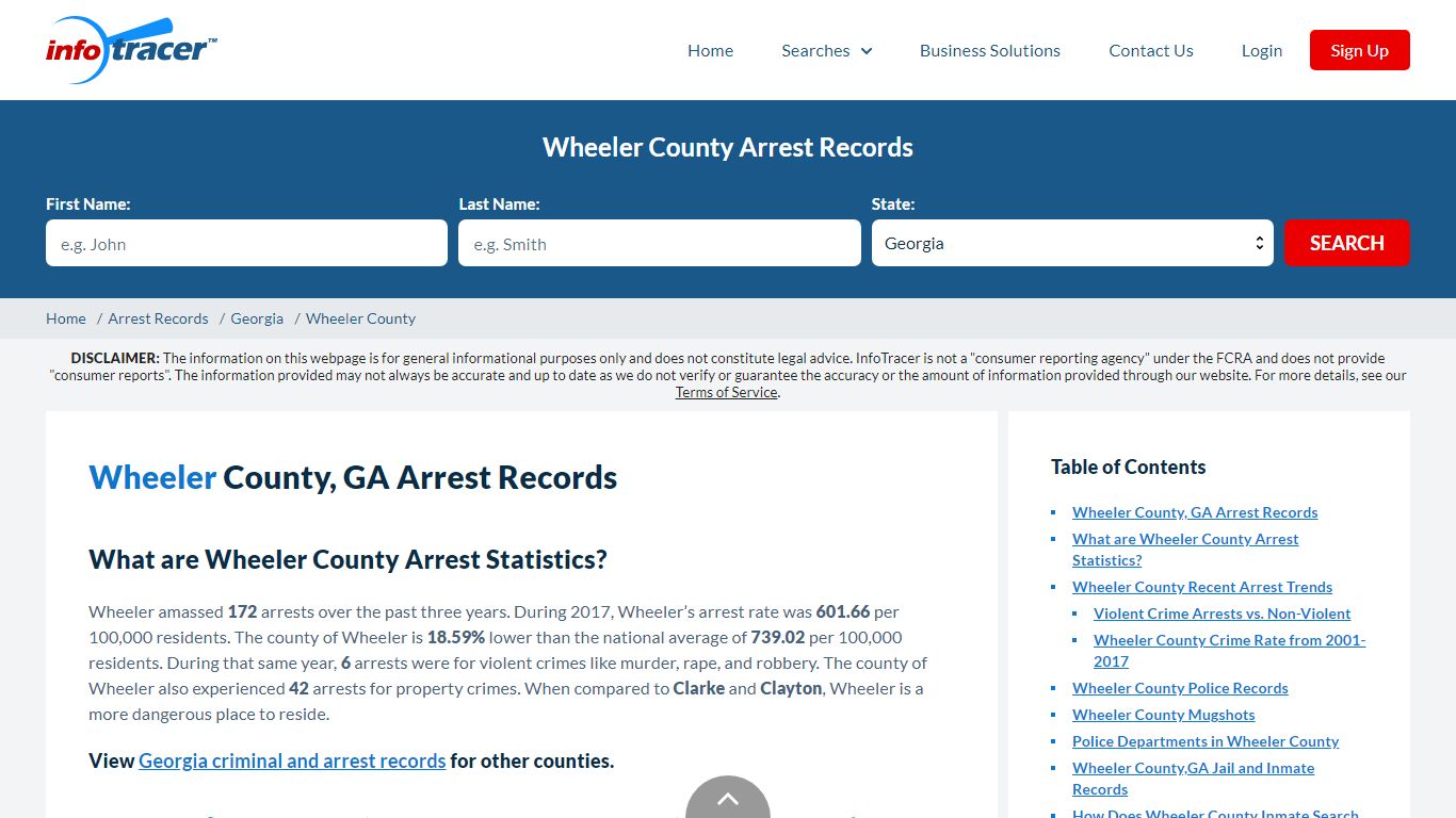 Wheeler County, GA Arrests, Mugshots & Jail Records - InfoTracer